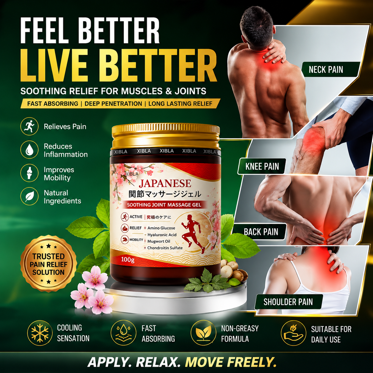 Japanese Pain Relief Gel