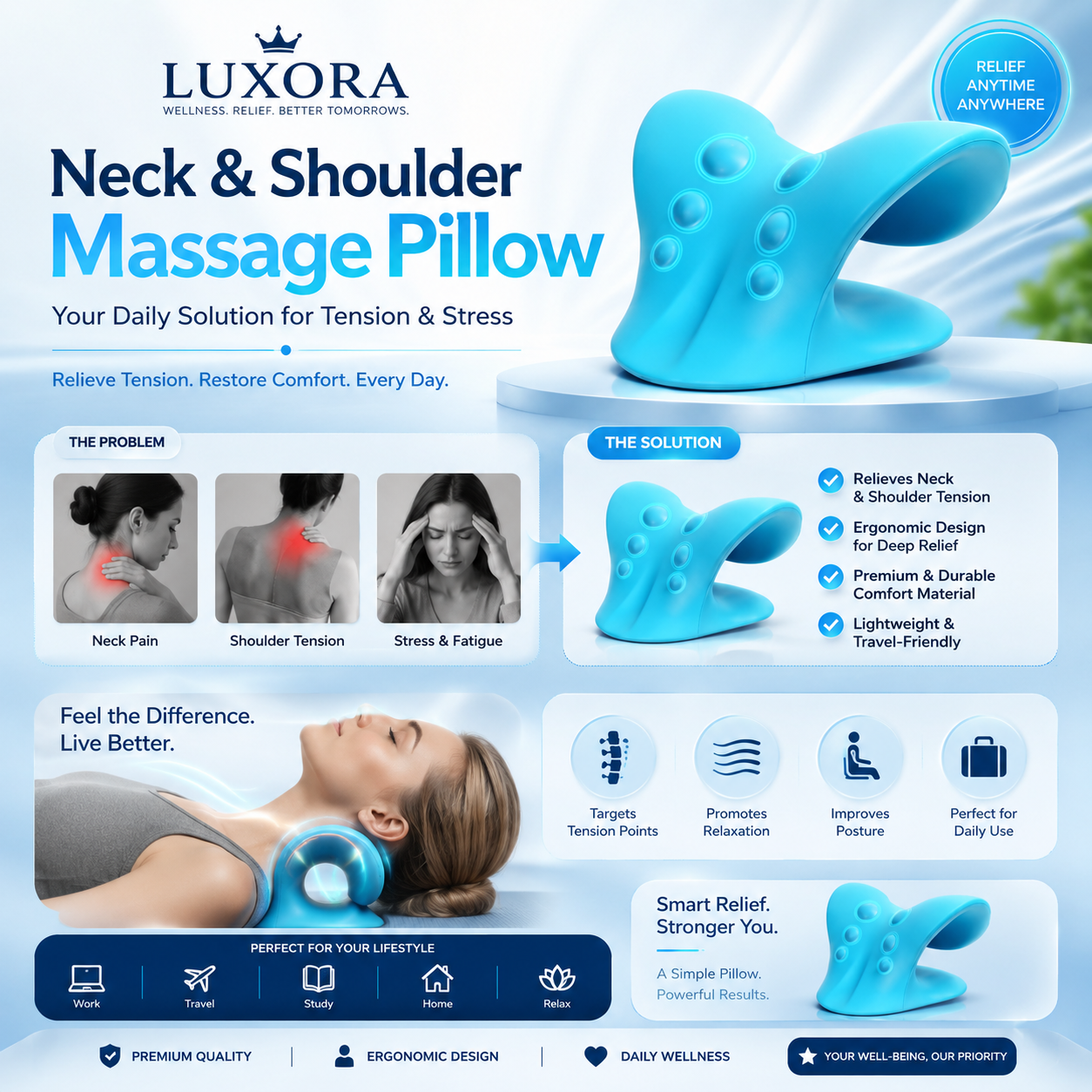 Neck support strecher