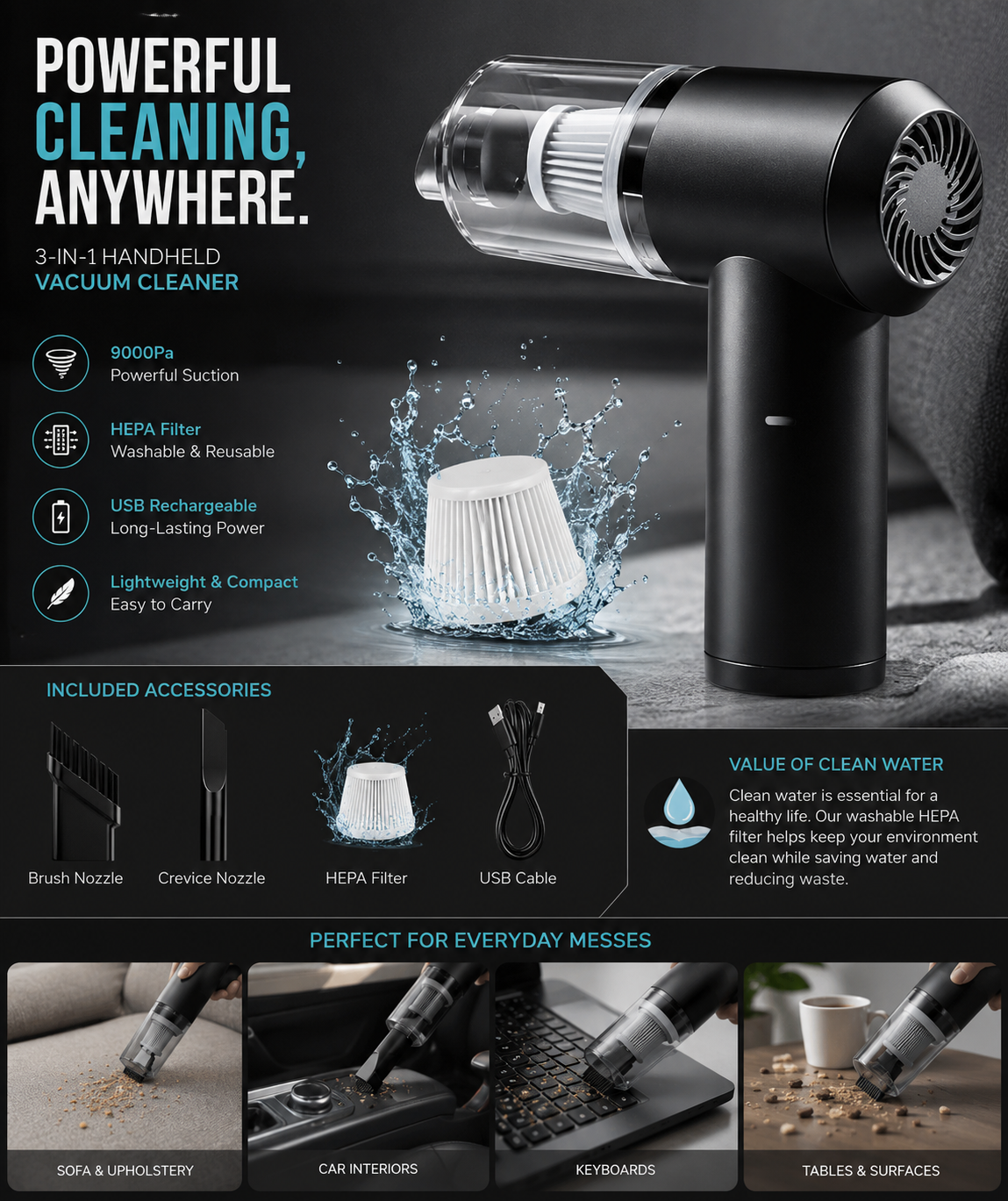Portable Vacuum Cleaner